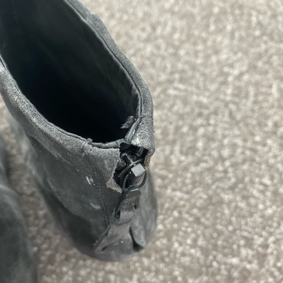 Rag & Bone Charcoal Suede Bootie - Picture 3 of 4